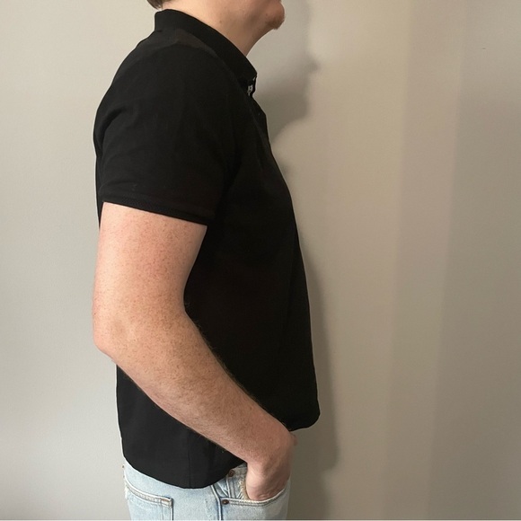 ⚫ Men’s XXL Black Polo by LCW Vision ⚪ - Picture 3 of 8